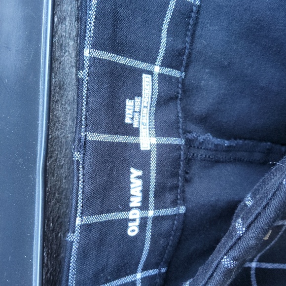 Old Navy women's black pants with white stripes size 14 - Picture 2 of 7